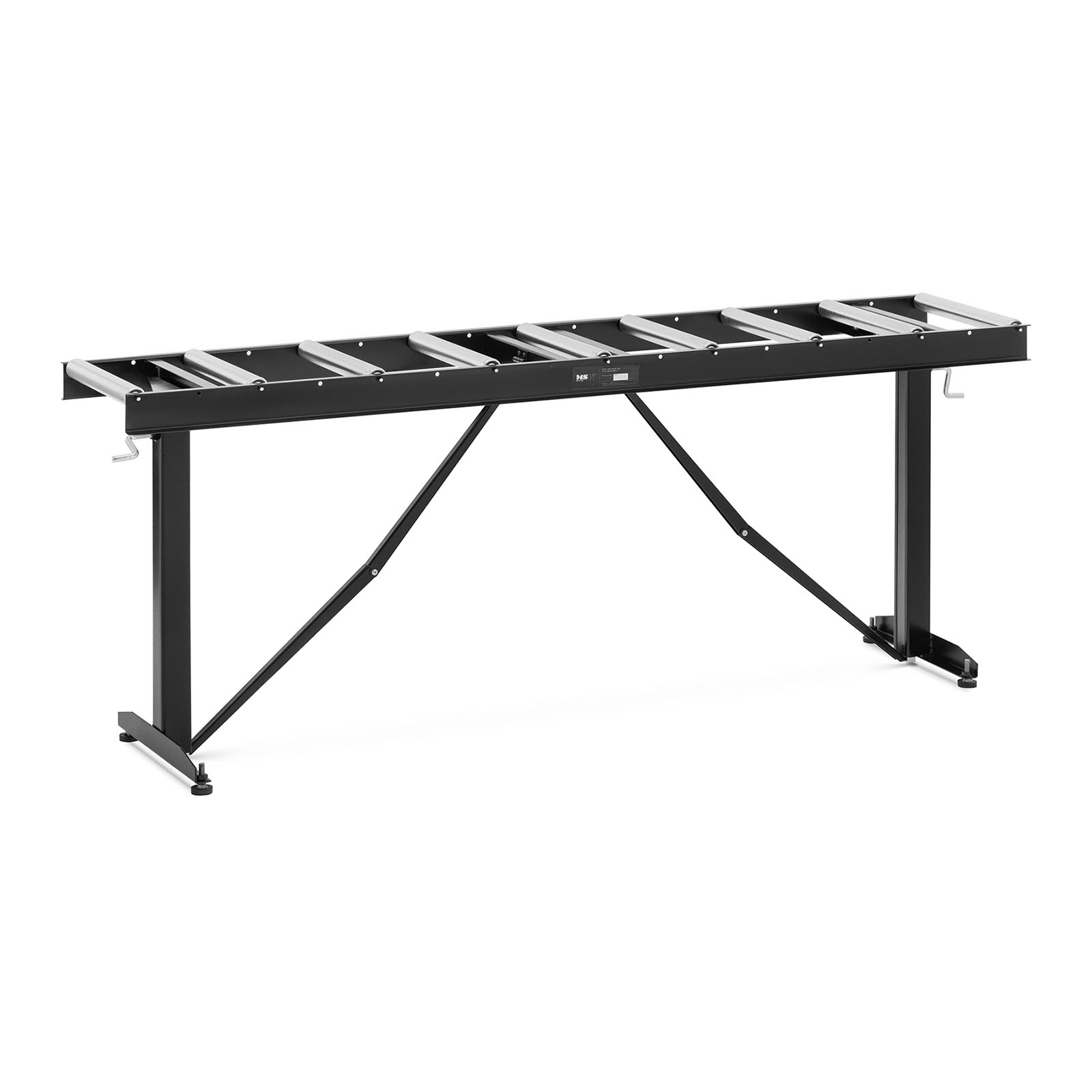 Rollenbahn - 200 kg - 167 x 35 cm - 9 Rollen - höhenverstellbar